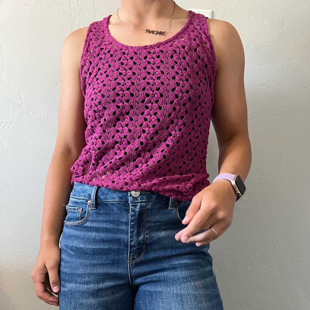 Pretty Rebellious Lace Tank - Picture 2 of 5